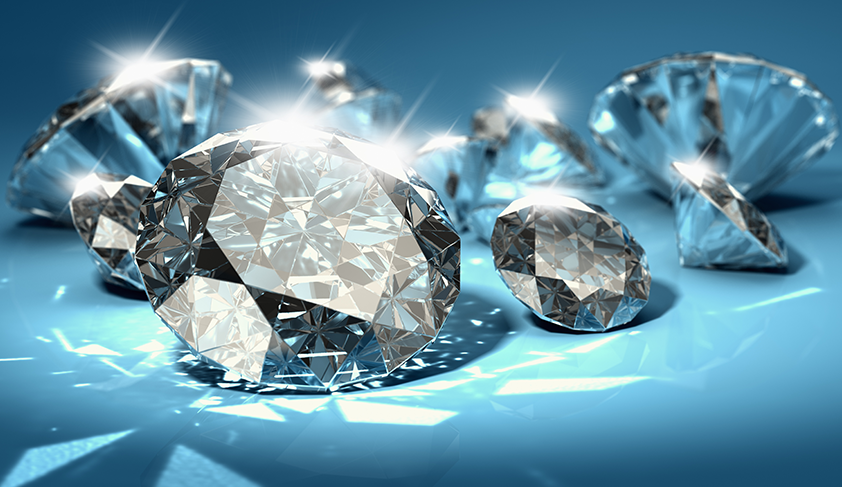 Diamonds dazzle as they are showcased